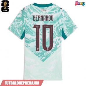 Lacne Ženy Futbalové dres Portugalsko Bernardo Silva #10 MS 2026 Krátky Rukáv - Preč